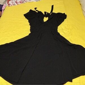 Unique Vintage Black Dress